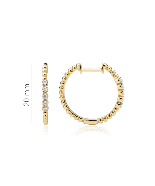 Серьги из золота с бриллиантами