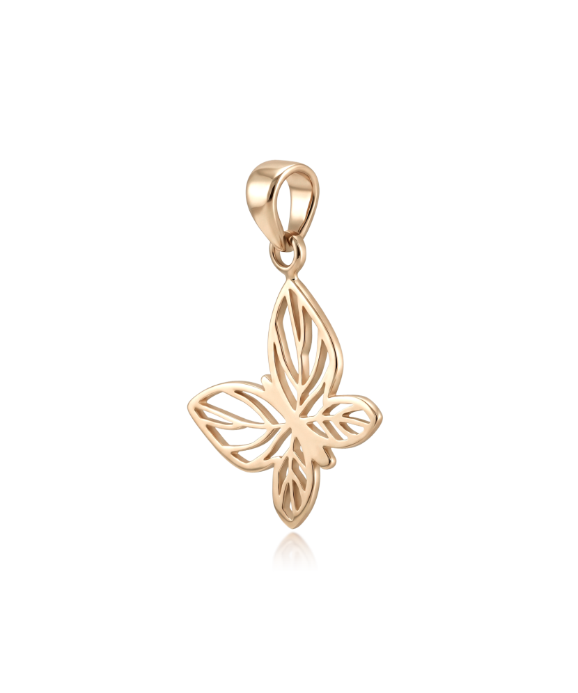 Золотая подвеска "Бабочка"