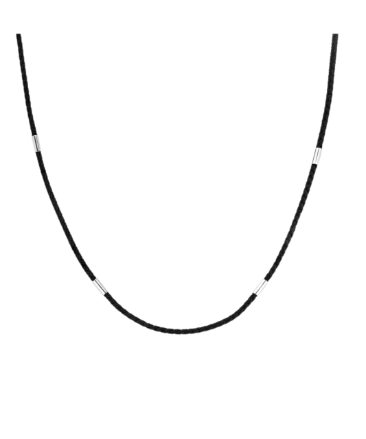 Siidiniidist kaelakee hõbedaga