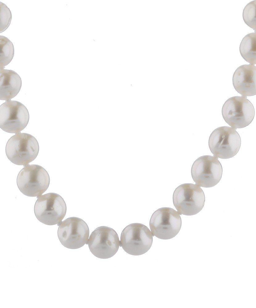 Perlų Vėrinys Su Sidabru - Sidabrinės grandinėlės - Goldinga