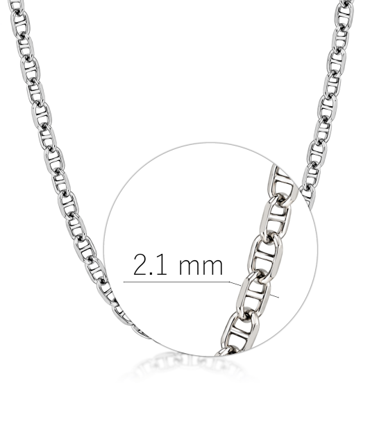 Hõbedast “Marina” kaelakett 2,1 mm