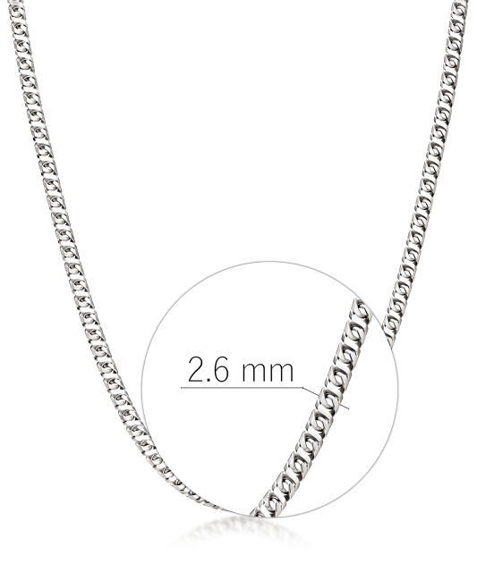 Hõbekett 2.6mm