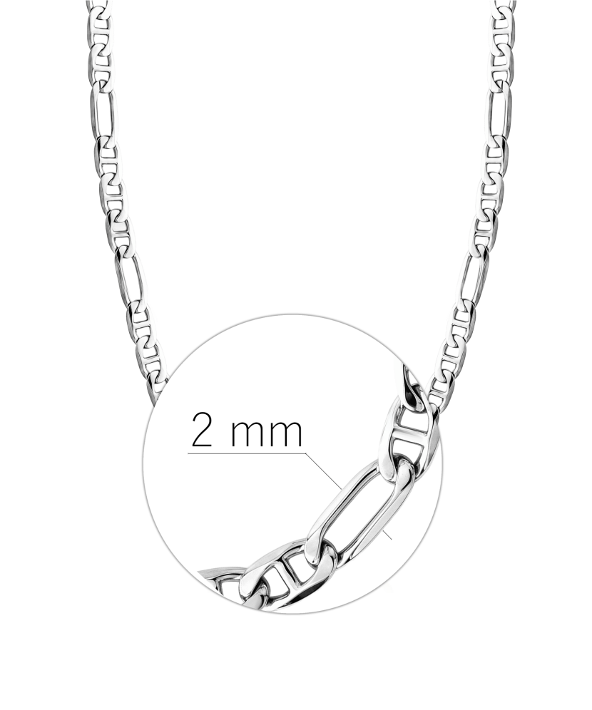 Hõbekett "Figaro" 2mm