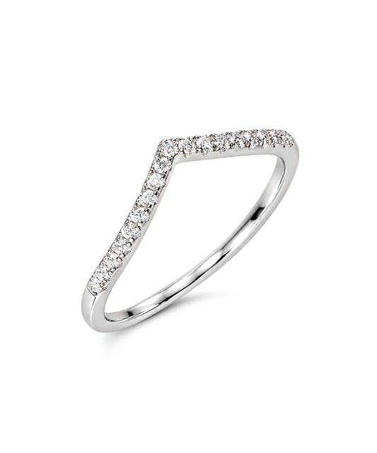 Hõbedast sõrmus moissaniitidega 0.19ct