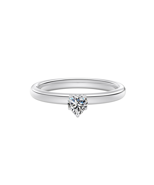 Серебряное кольцо с муассанитом 0.3ct