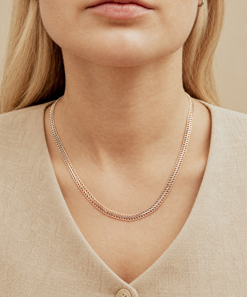 Золотая цепочка5мм