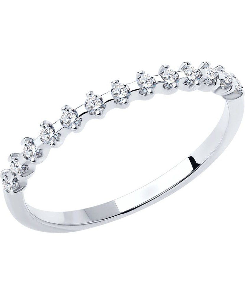 Hõbesõrmus tsirkoonidega - Hõbesõrmused - Goldinga