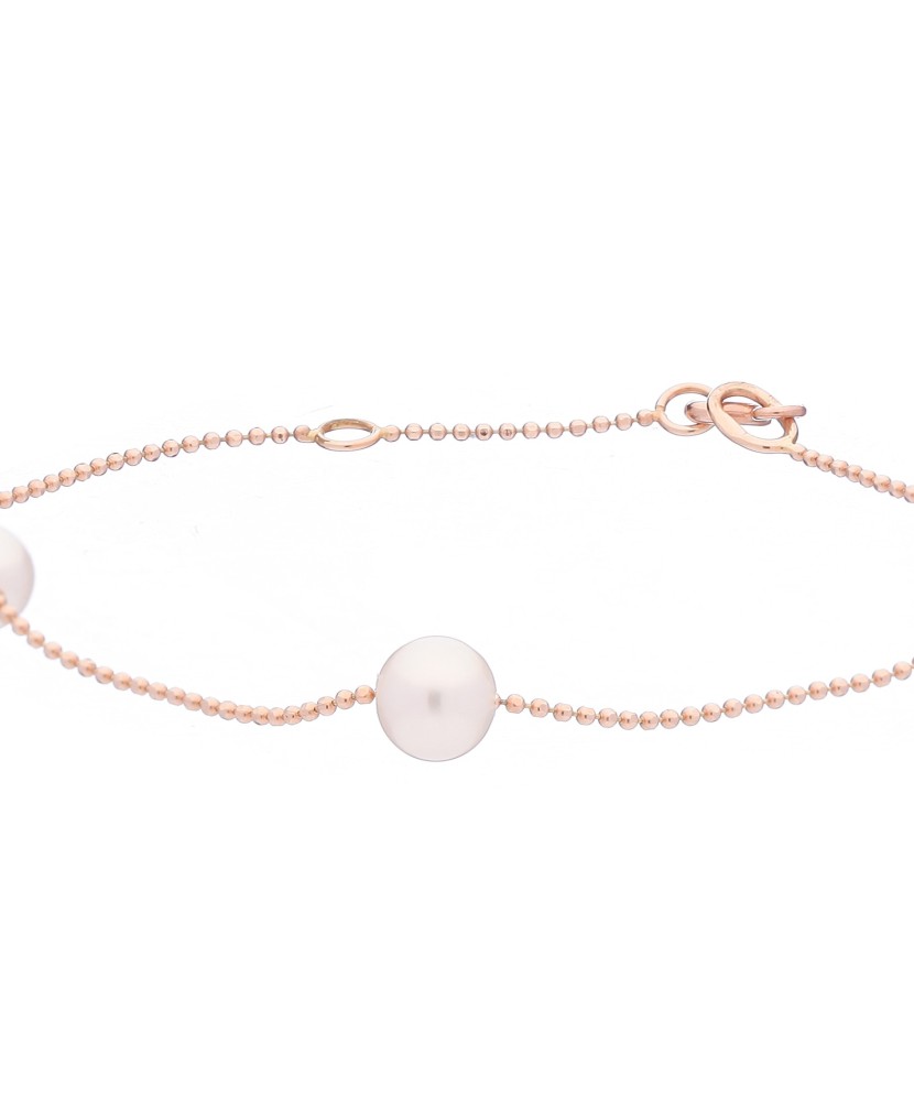 Auksinė apyrankė su perlais - Perlų apyrankės - Goldinga