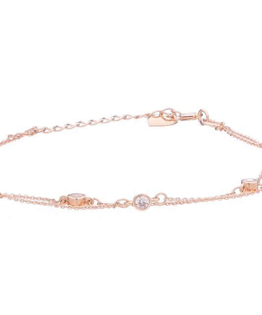 Auksinė apyrankė su cirkoniais - Auksinės apyrankės - Goldinga