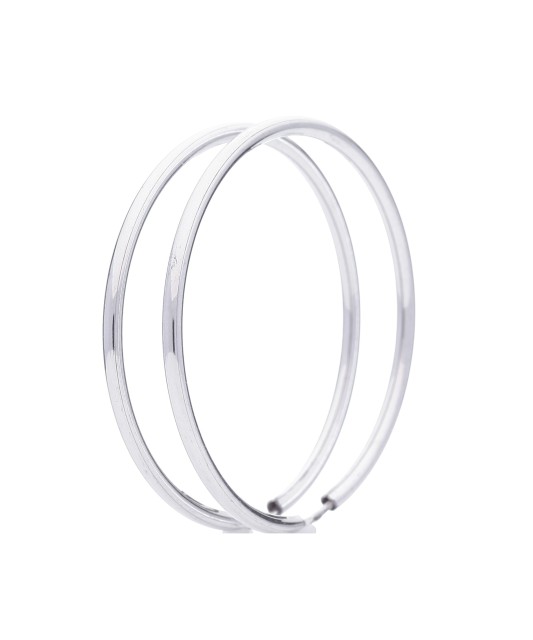 Sidabriniai auskarai 42mm - Sidabriniai auskarai - Goldinga