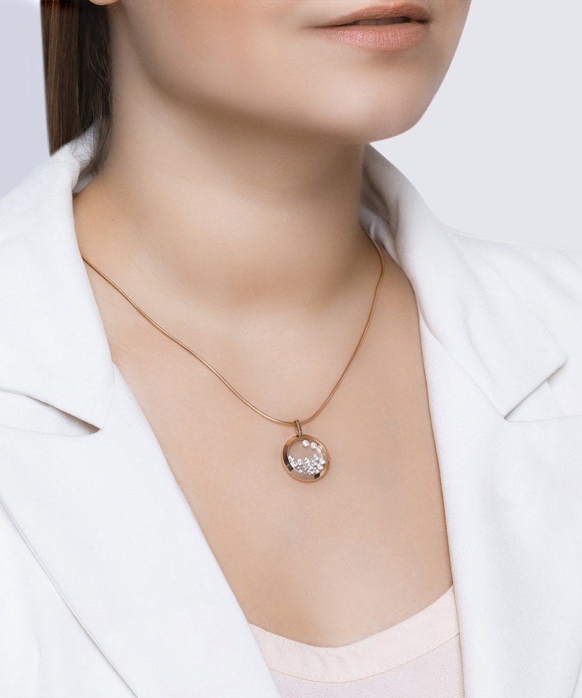 Kuldripats tsirkoonidega - Kullast ripatsid - Goldinga