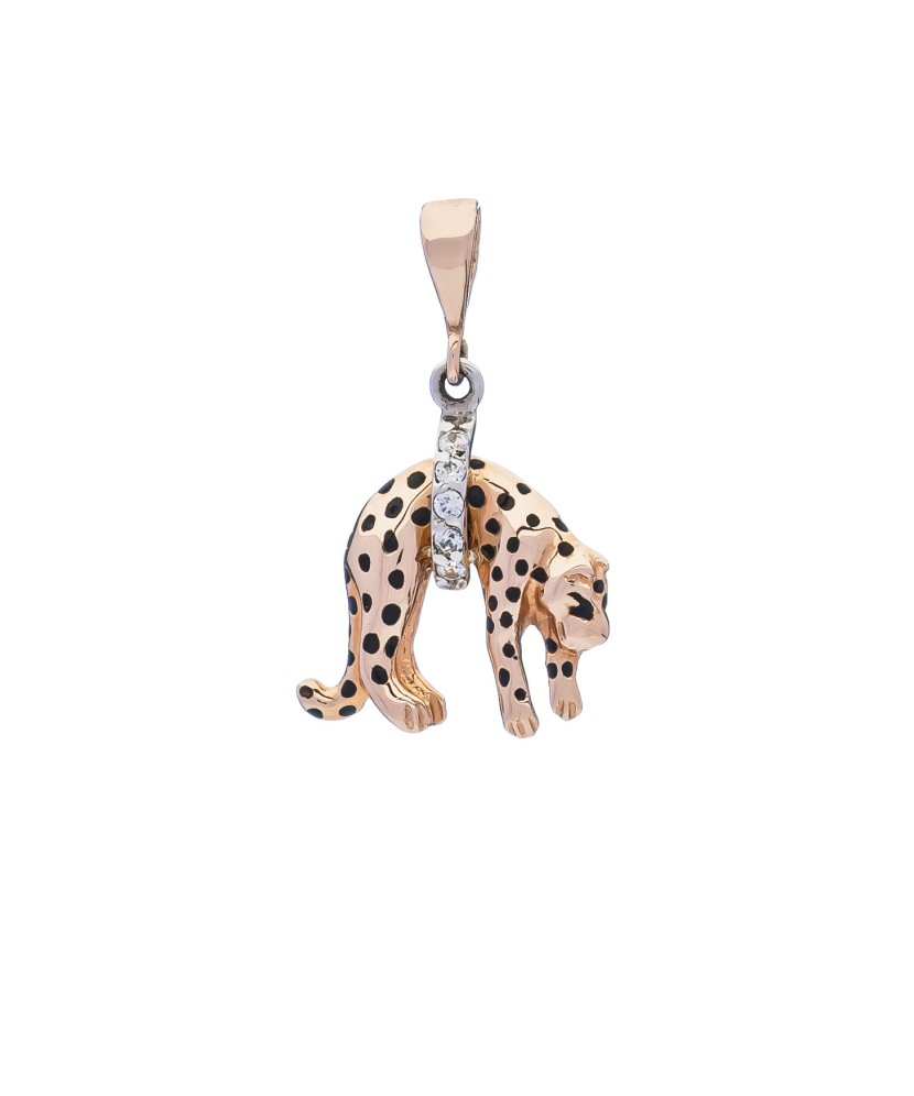 Kuldripats tsirkoonidega "Leopardas" - Kullast ripatsid - Goldinga