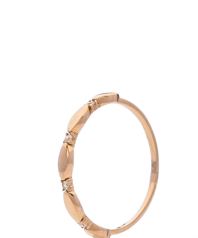 Auksinis žiedas su cirkoniais Goldinga 81U20-RL1528-Y