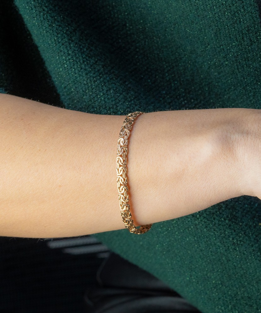 Золотой браслет 6.3мм