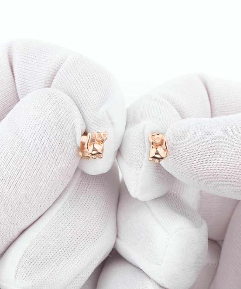 Золотые серьги