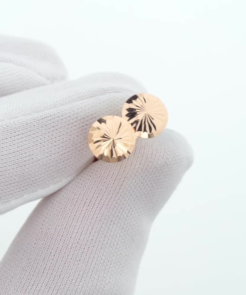 Золотые серьги