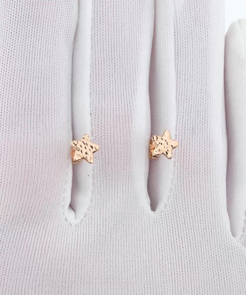 Золотые серьги