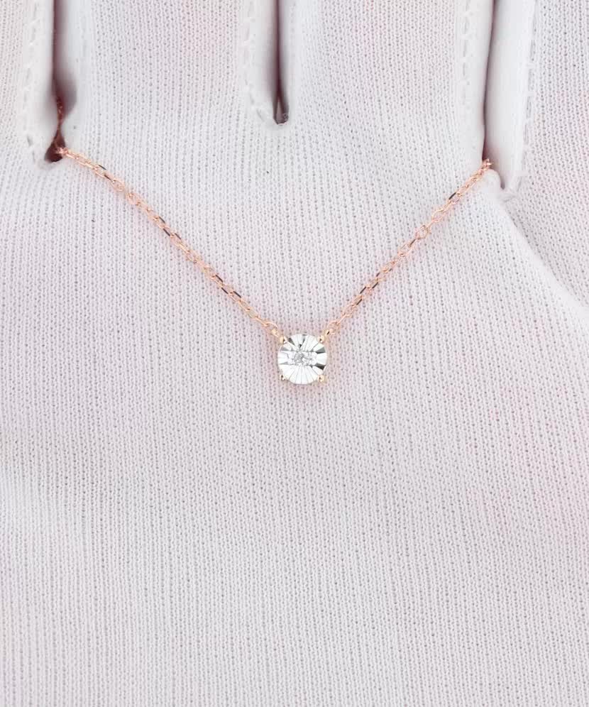 Auksinė Grandinėlė Su briliantiniu Pakabuku