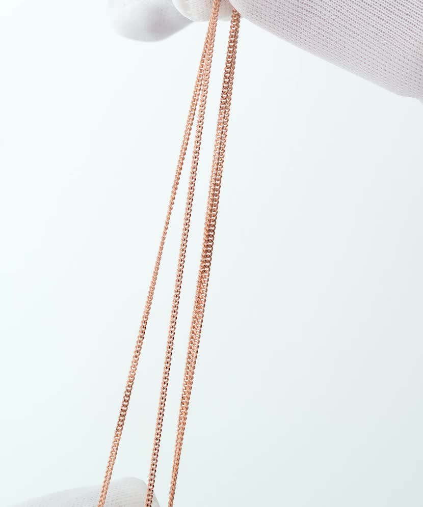 Золотая цепочка "Curb" 1мм