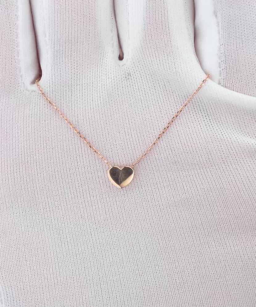 Золотая цепочка с подвеской "Сердечко"