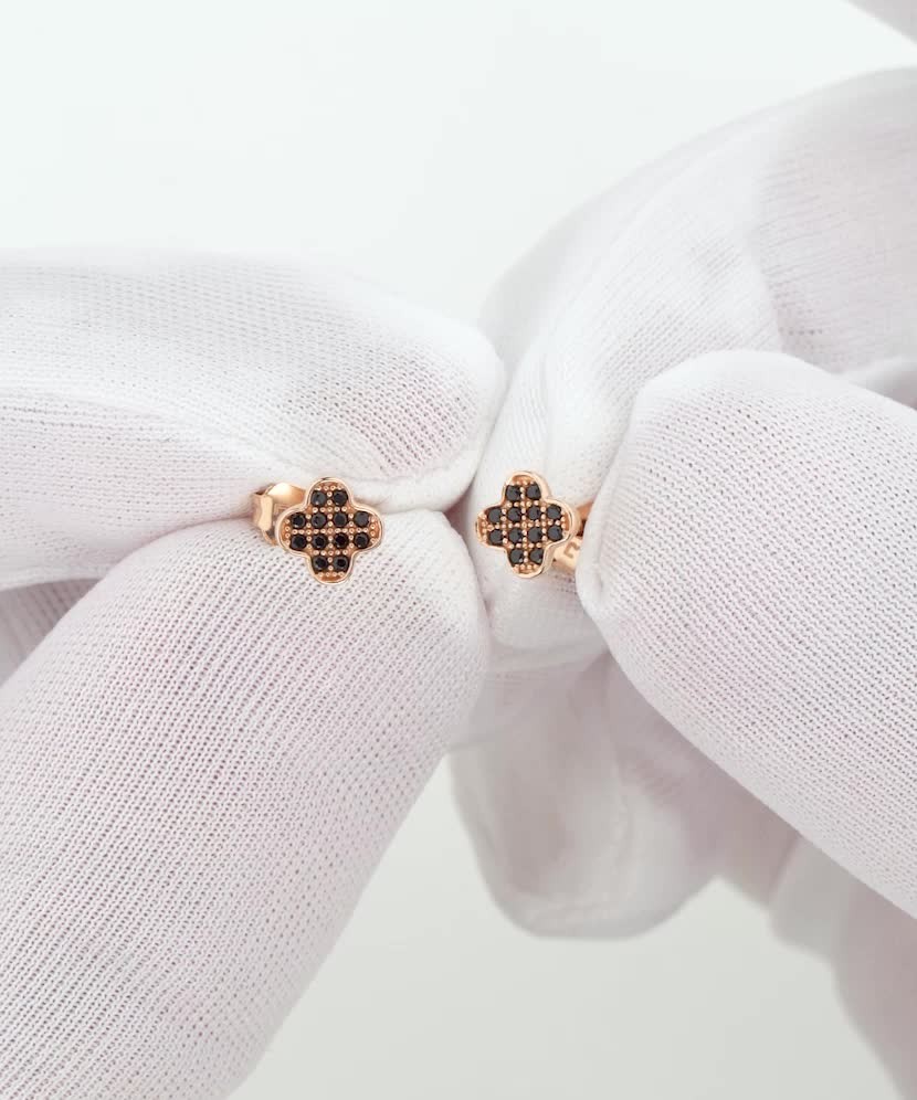 Kuldkõrvarõngad tsirkoonidega