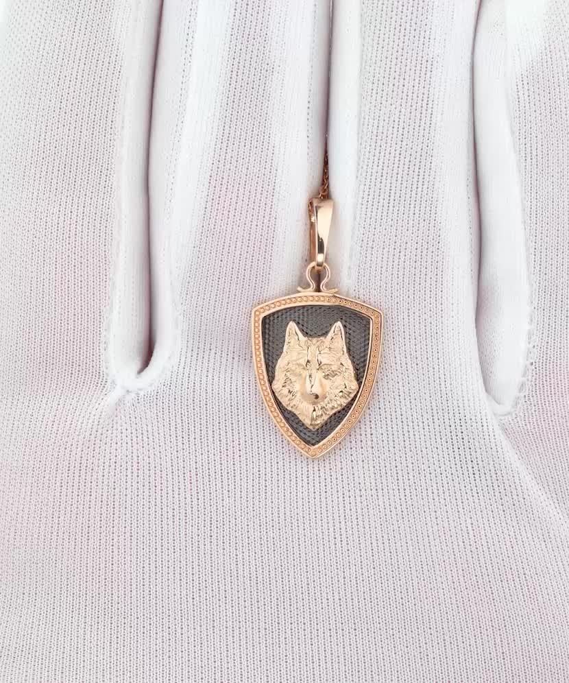 Золотой подвеска