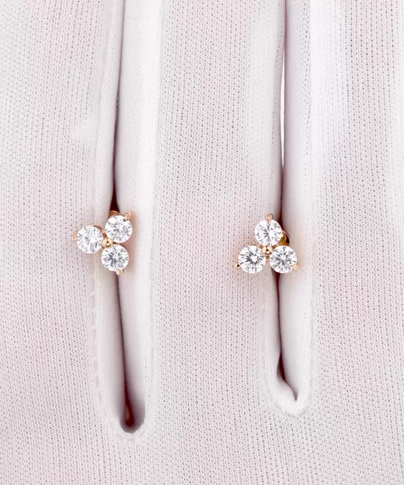 Kuldkõrvarõngad tsirkoonidega