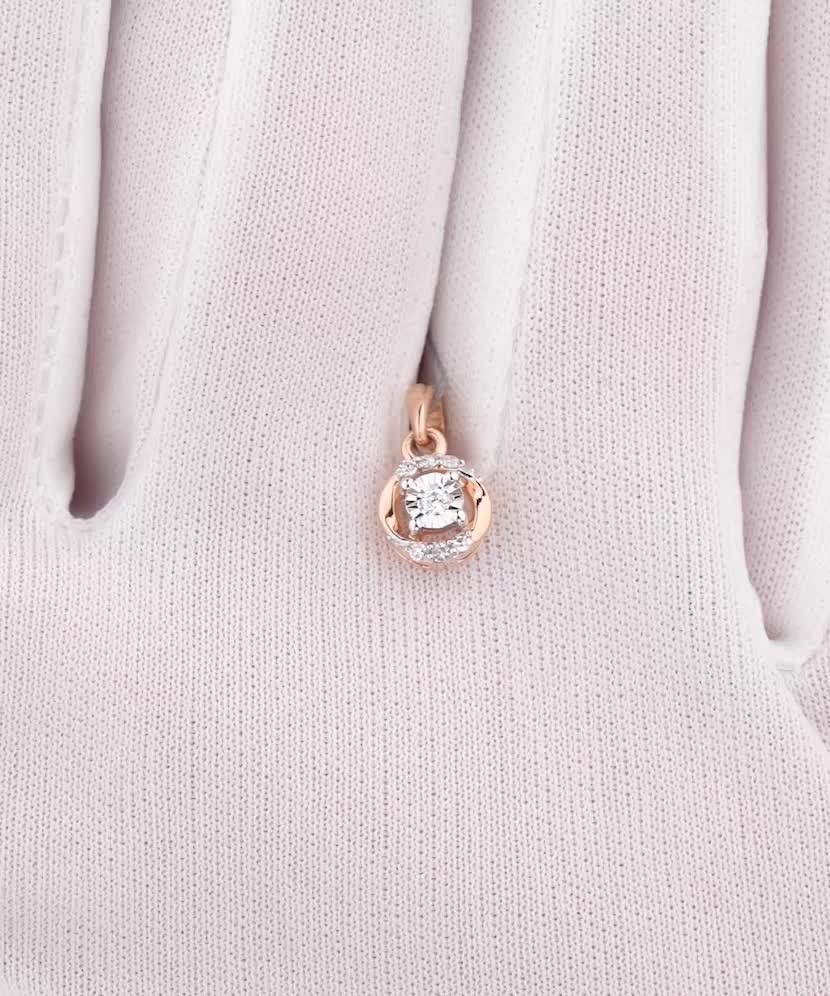 Золотой подвеска с алмазами