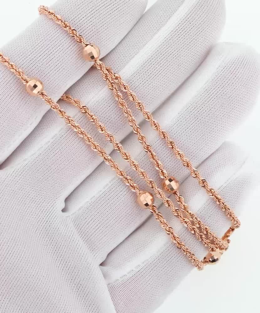 Золотая цепочка45cm