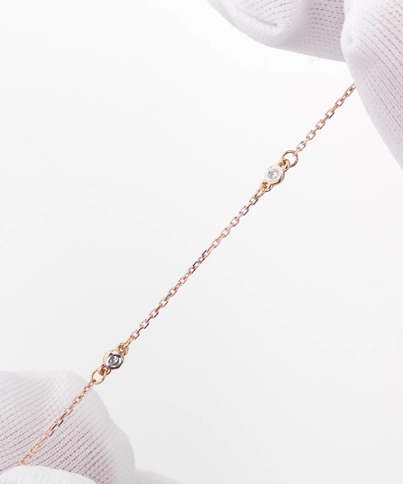 Золотой браслет с бриллиантами