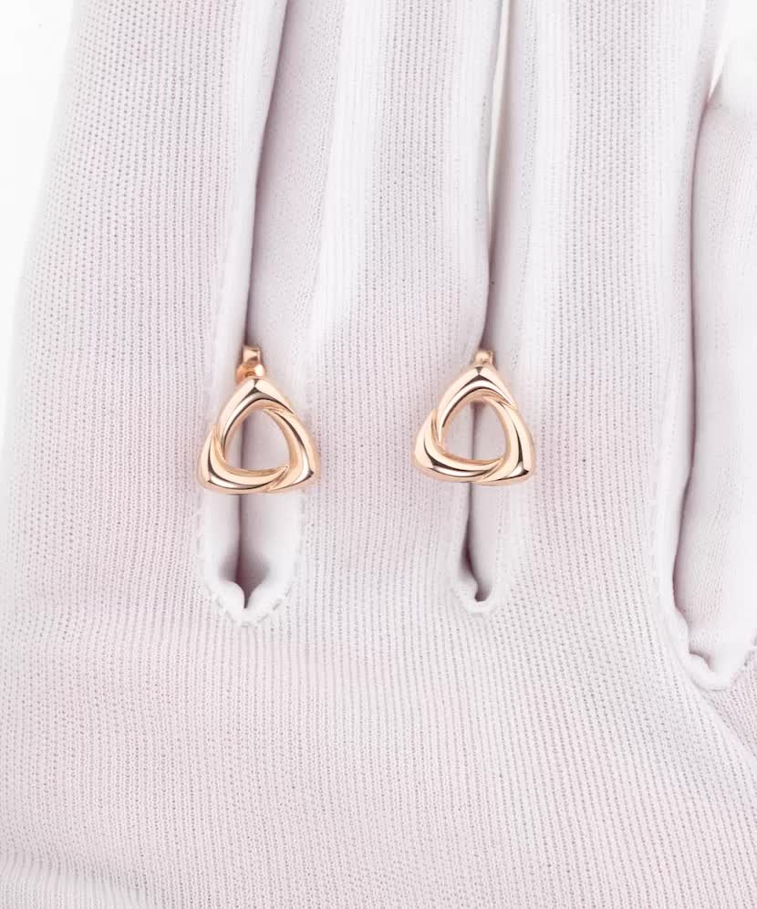 Золотые серьги