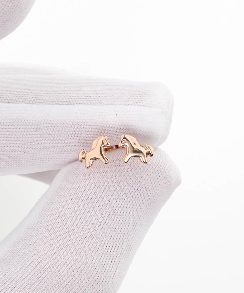 Золотые серьги