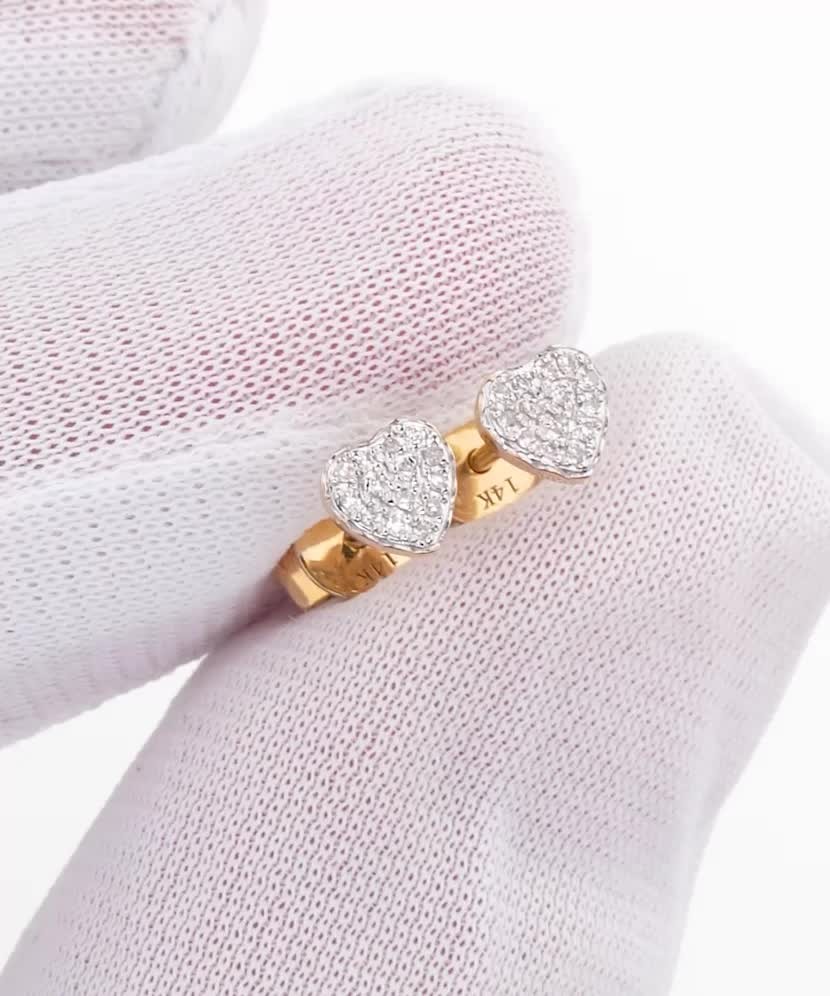 Серьги из золота с бриллиантами