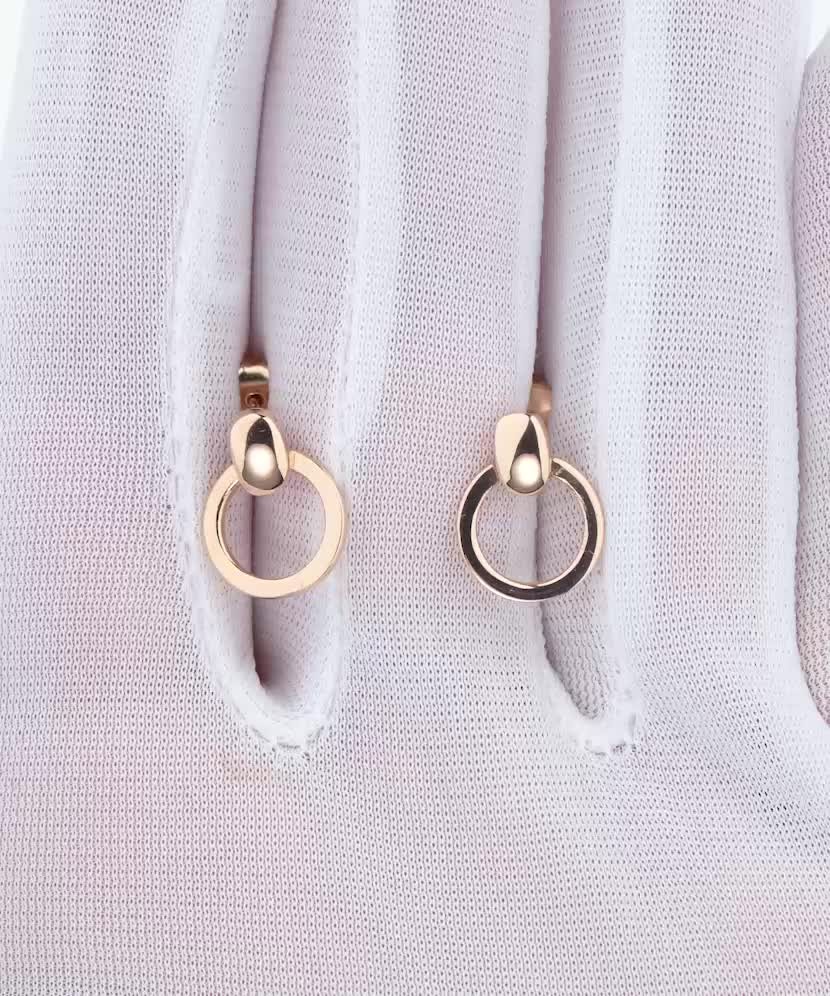 Золотые серьги