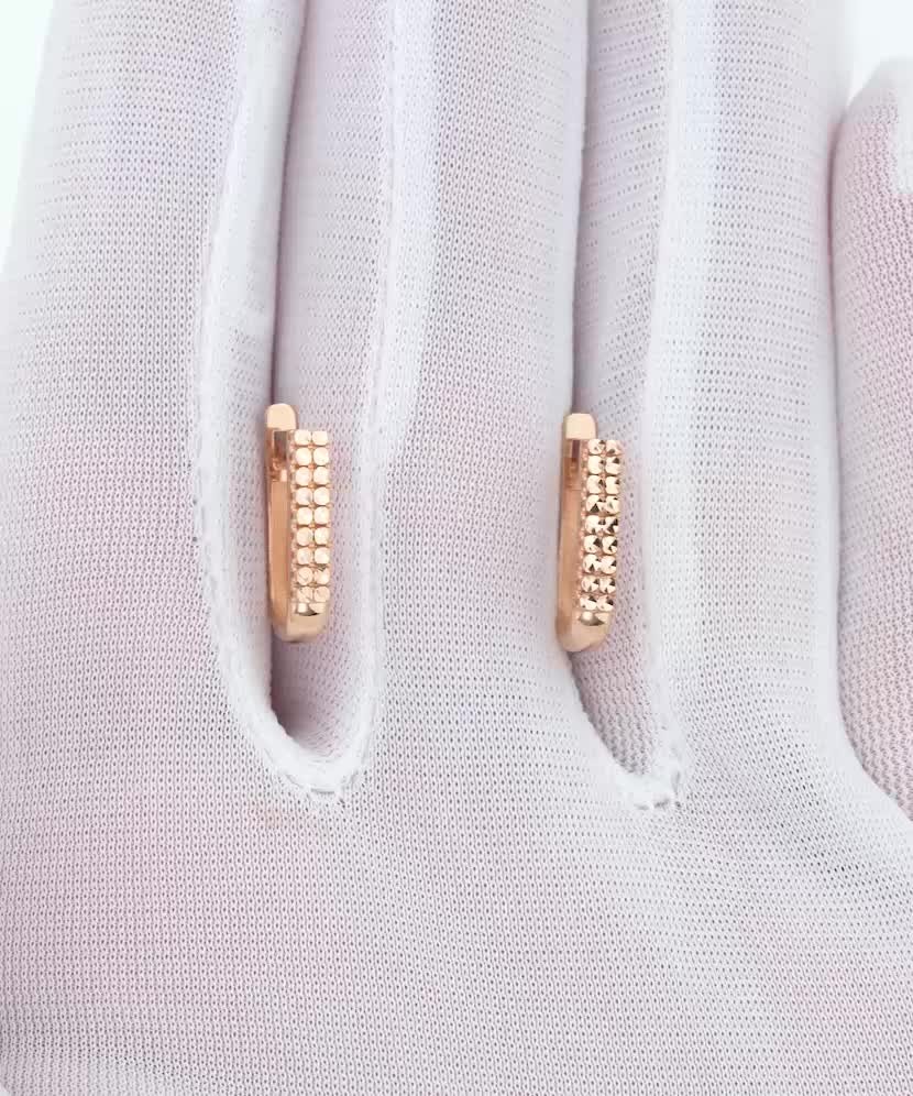 Золотые серьги