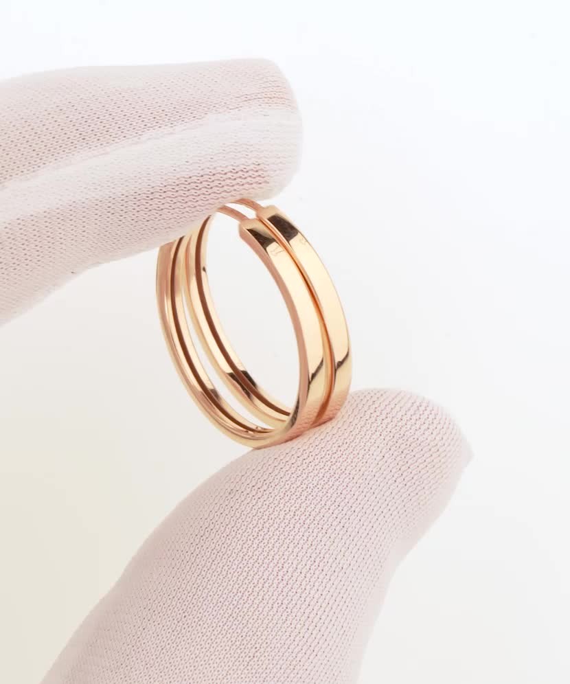 Kuldkõrvarõngad rõngad 24mm