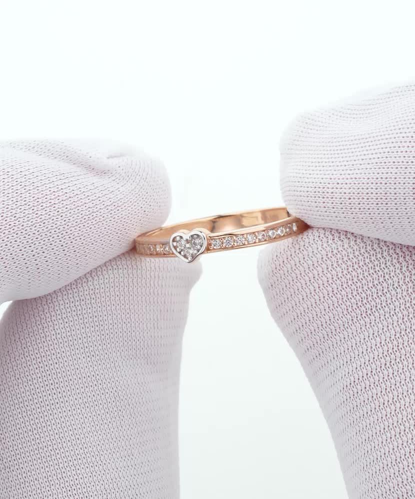 Kuldsõrmus tsirkoonidega