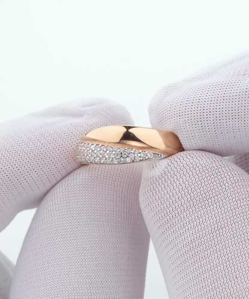 Kuldsõrmus tsirkoonidega