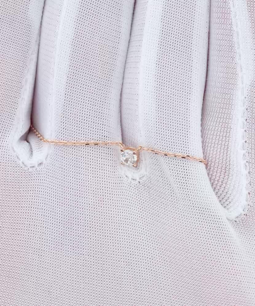 Kuldkett tsirkoonist ripatsiga