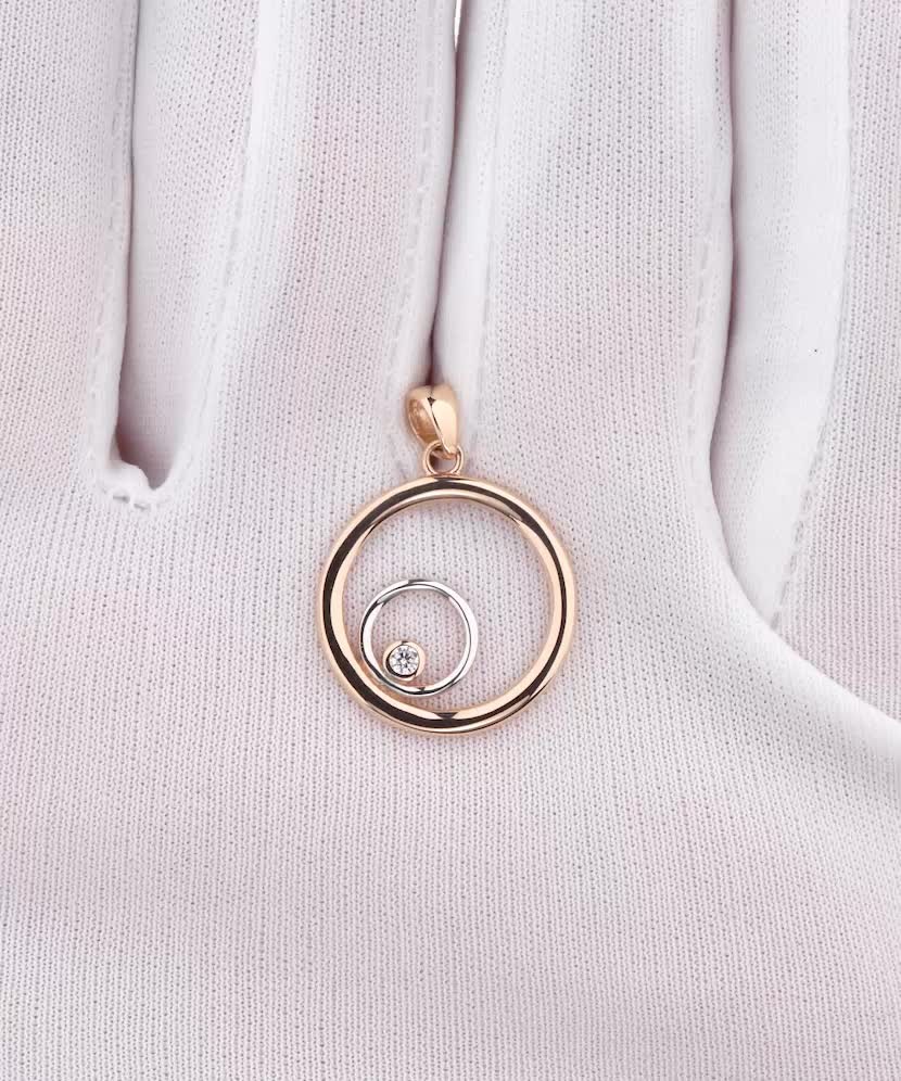 Auksinis Pakabukas Su Cirkoniu Goldinga 00868