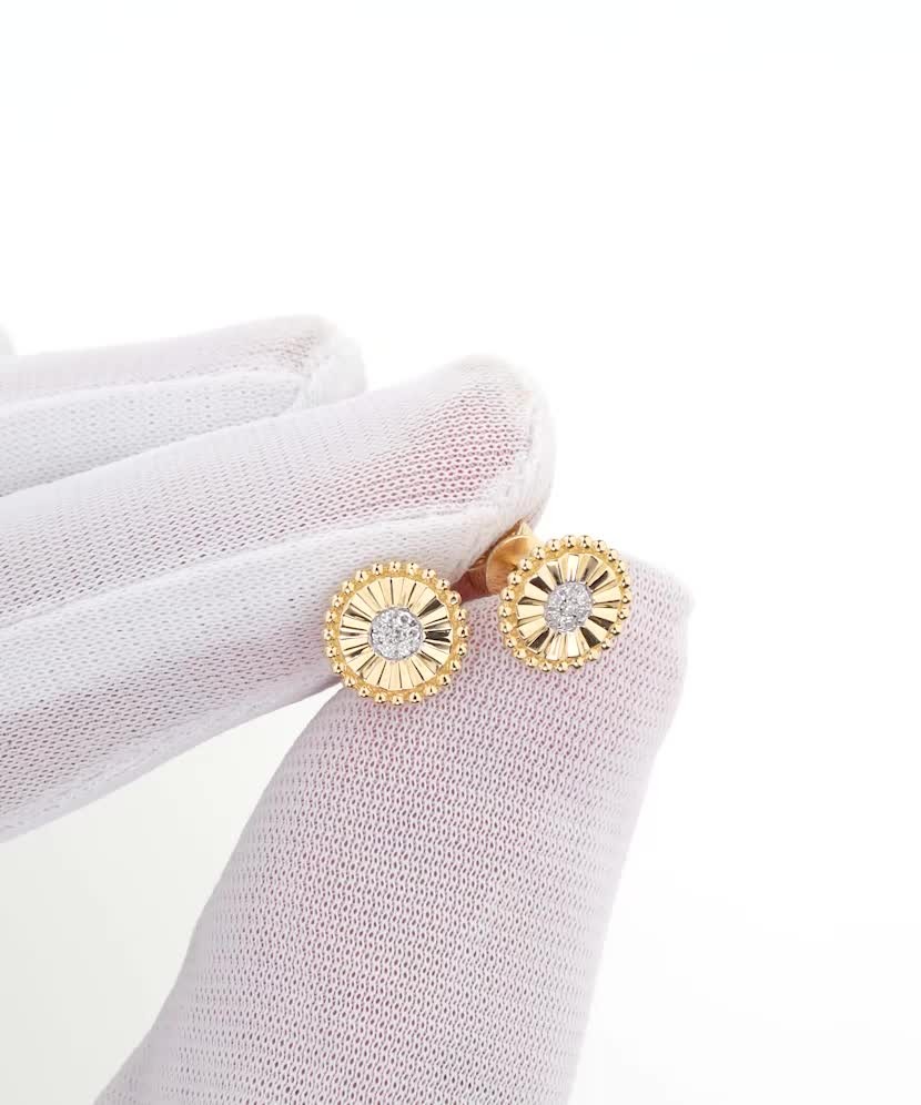 Серьги из золота с бриллиантами