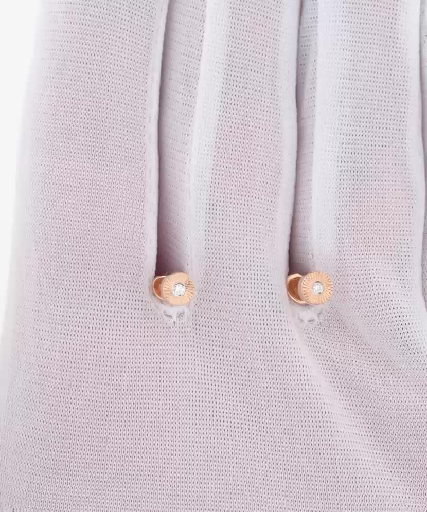 Золотые серьги с алмазами