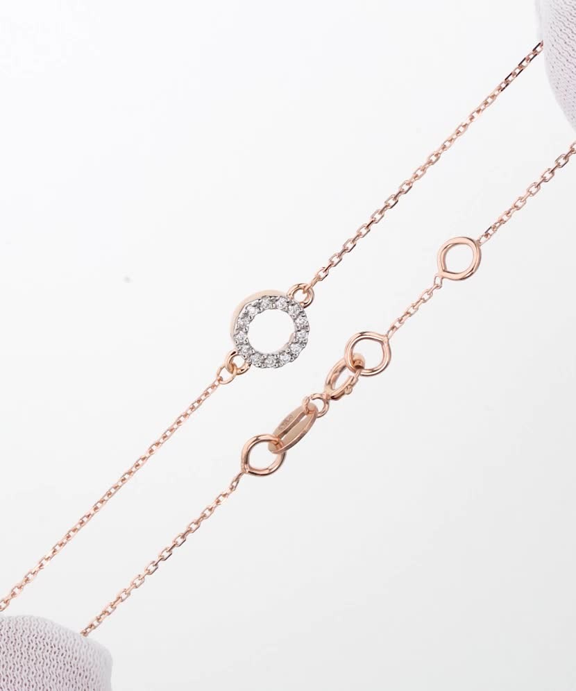 Золотой браслет с бриллиантами