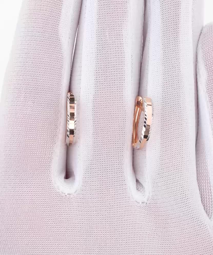 Золотые серьги