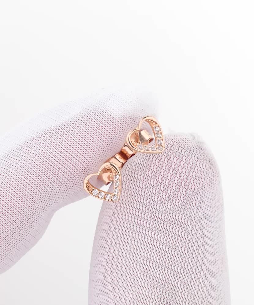 Kuldkõrvarõngad tsirkoonidega