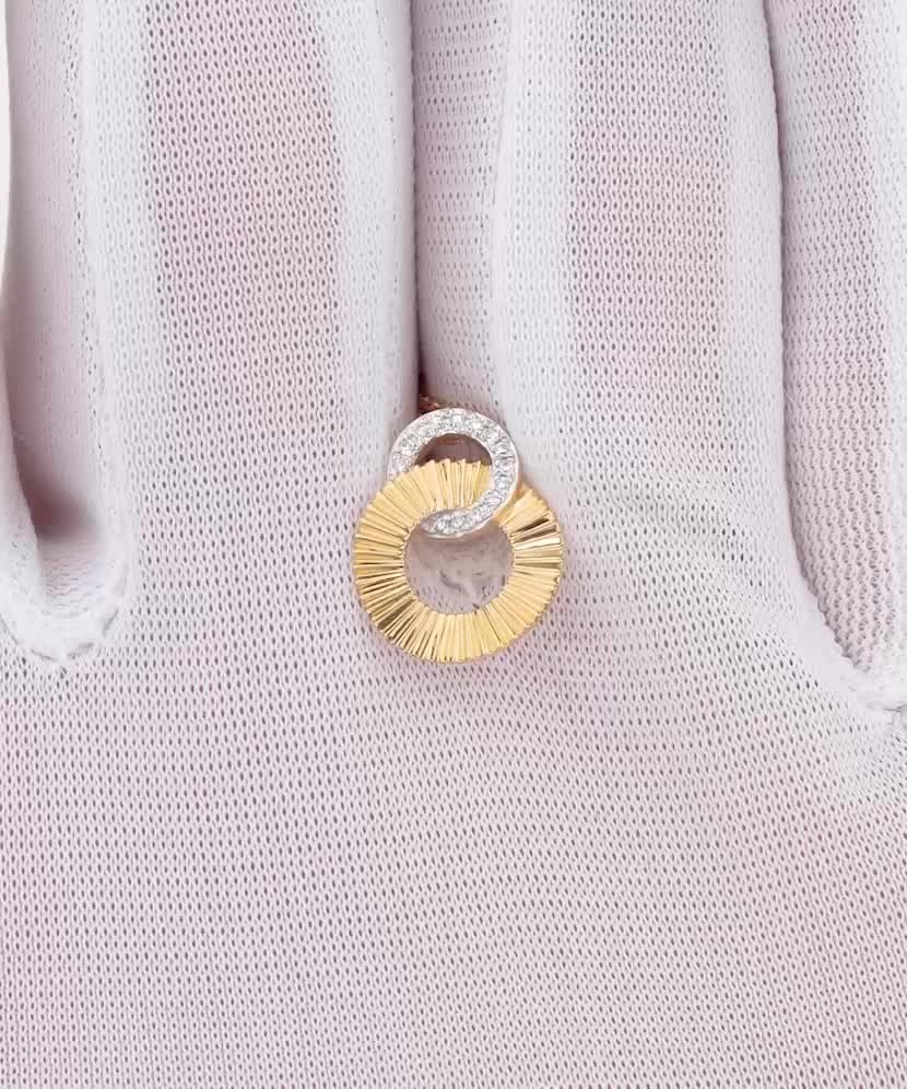 Kollasest Kullast Ripats Teemantidega