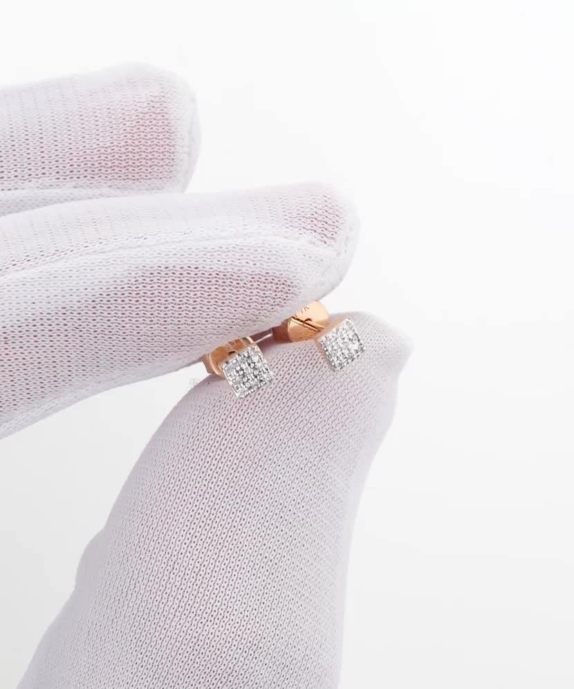 Kuldkõrvarõngad teemanditega