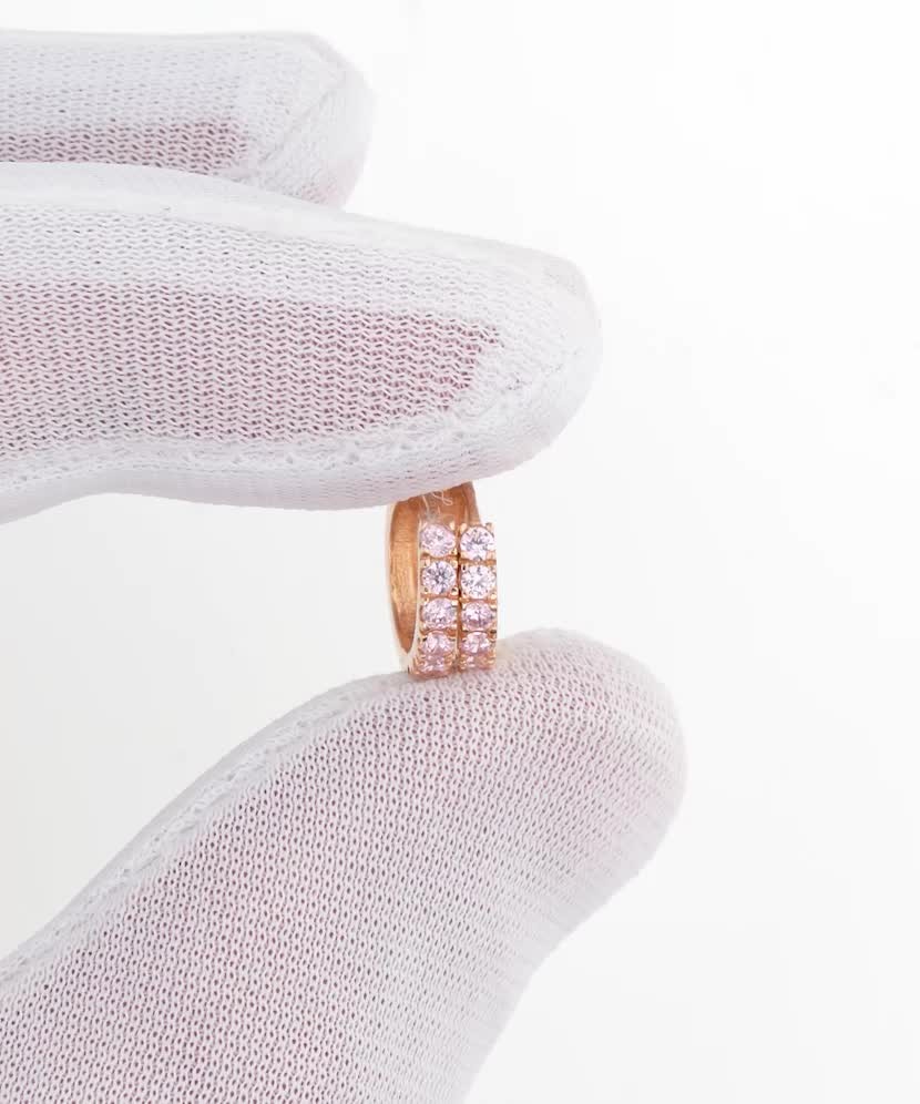 Kuldkõrvarõngad tsirkoonidega