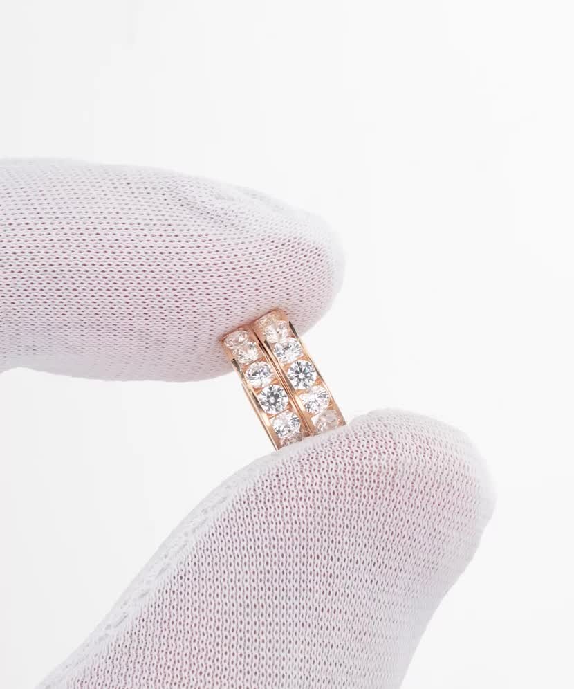 Золотые серьги с цирконами