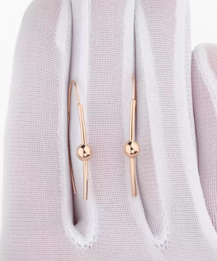 Золотые серьги